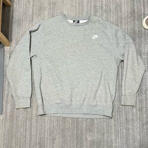 Nike Women's Gray Crewneck Sweater